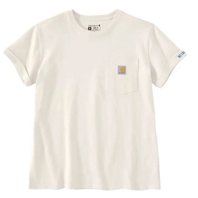 Carhartt Love Of Labor Ladies Short Sleeves T-Shirt Malt FREE UK Delivery, FREE 365 Day Returns | Moto Central