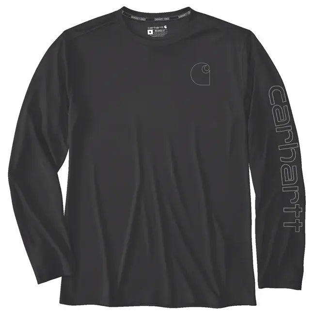 Carhartt Sun Defender Long Sleeves T-Shirt Black FREE UK Delivery, FREE 365 Day Returns | Moto Central