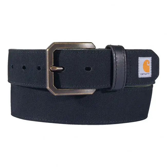 Carhartt Canvas Duck Belt Black FREE UK Delivery, FREE 365 Day Returns | Moto Central
