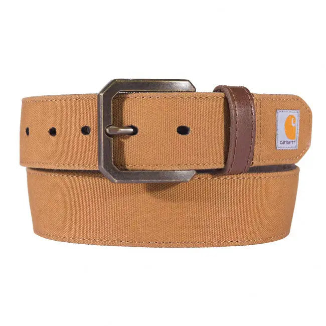 Carhartt Canvas Duck Belt Carhartt Brown FREE UK Delivery, FREE 365 Day Returns | Moto Central