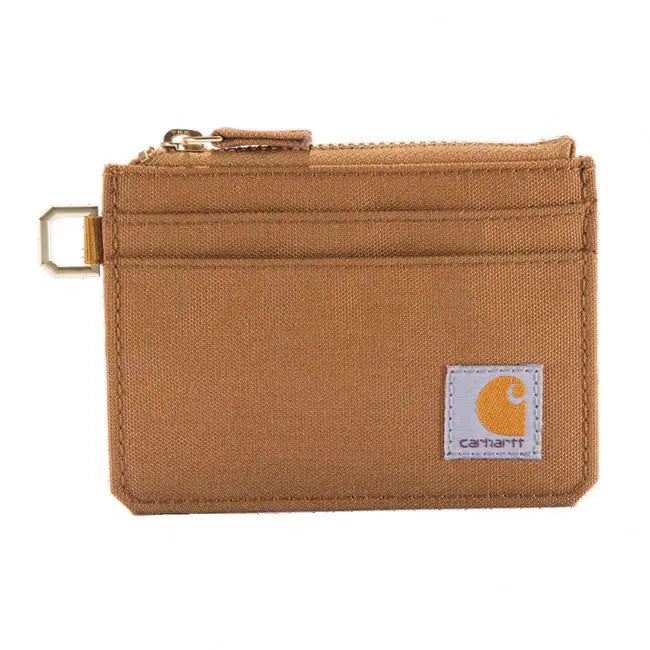 Carhartt Zippered Card Keeper Wallet Carhartt Brown FREE UK Delivery, FREE 365 Day Returns | Moto Central
