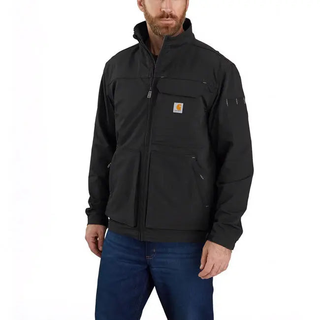 Carhartt Super Dux Mock-Neck Jacket Black FREE UK Delivery, FREE 365 Day Returns | Moto Central