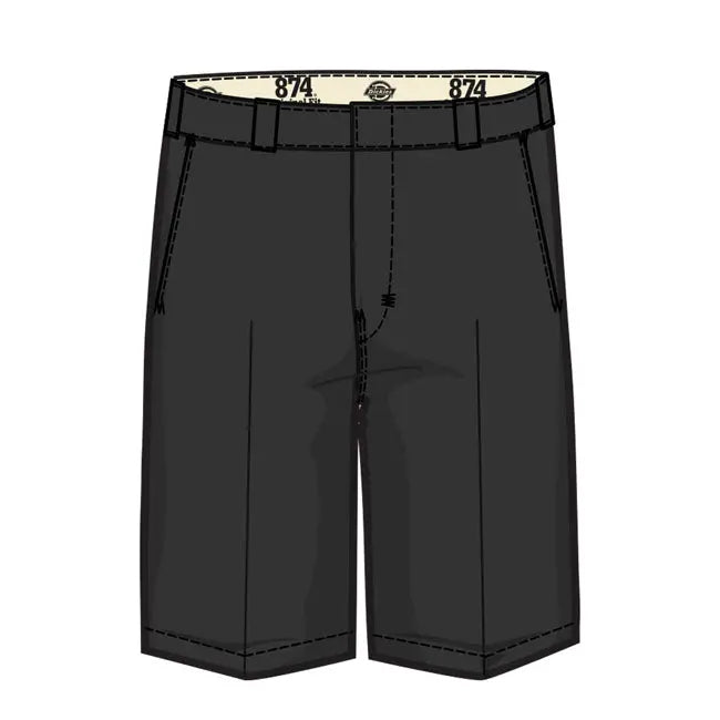 Dickies 874 Work Shorts Black FREE UK Delivery, FREE 365 Day Returns | Moto Central