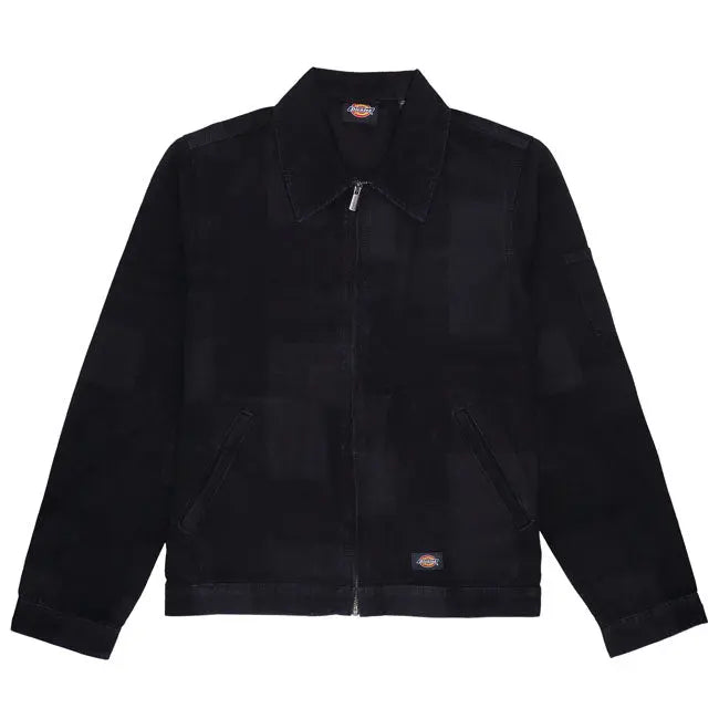 Dickies Jacquard Eisenhower Jacket Rinsed FREE UK Delivery, FREE 365 Day Returns | Moto Central