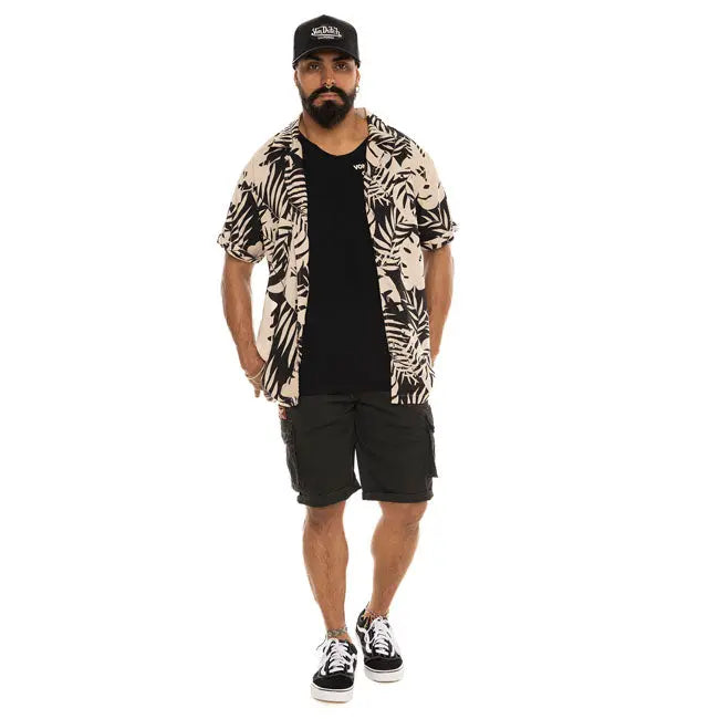 Von Dutch Palm Shirt Black FREE UK Delivery, FREE 365 Day Returns | Moto Central