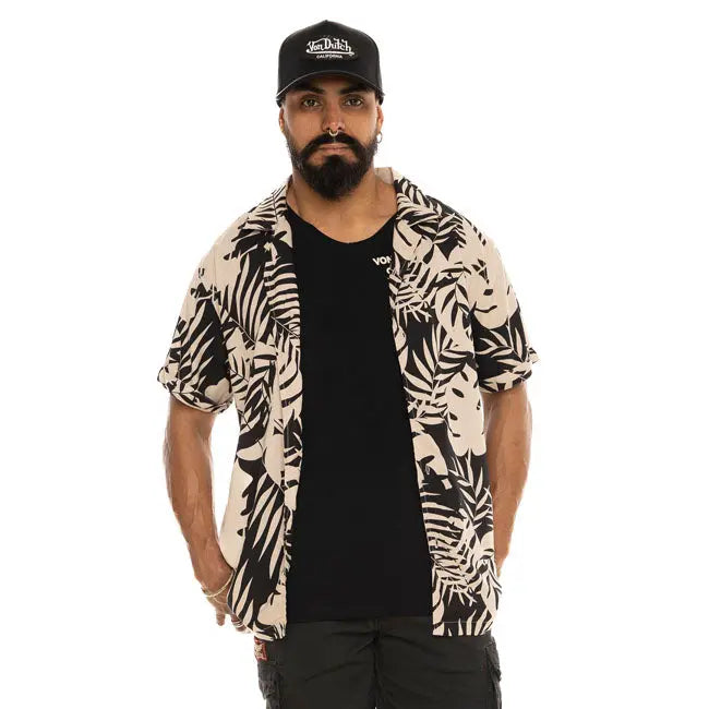 Von Dutch Palm Shirt Black FREE UK Delivery, FREE 365 Day Returns | Moto Central