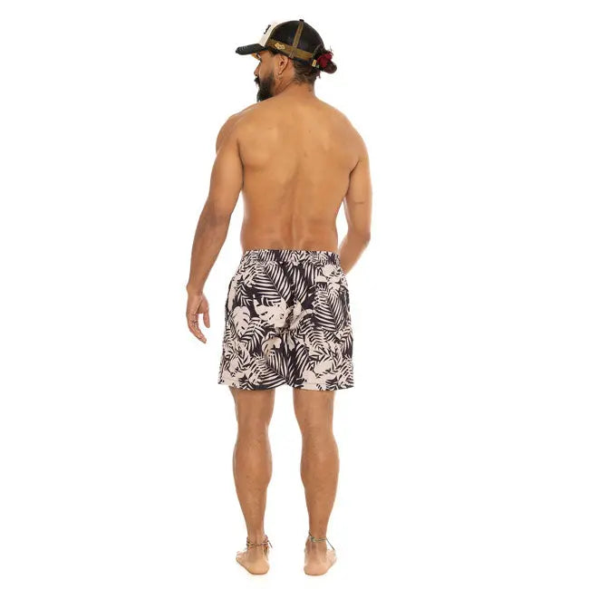 Von Dutch Burt25 Swimshort Black / Beige FREE UK Delivery, FREE 365 Day Returns | Moto Central