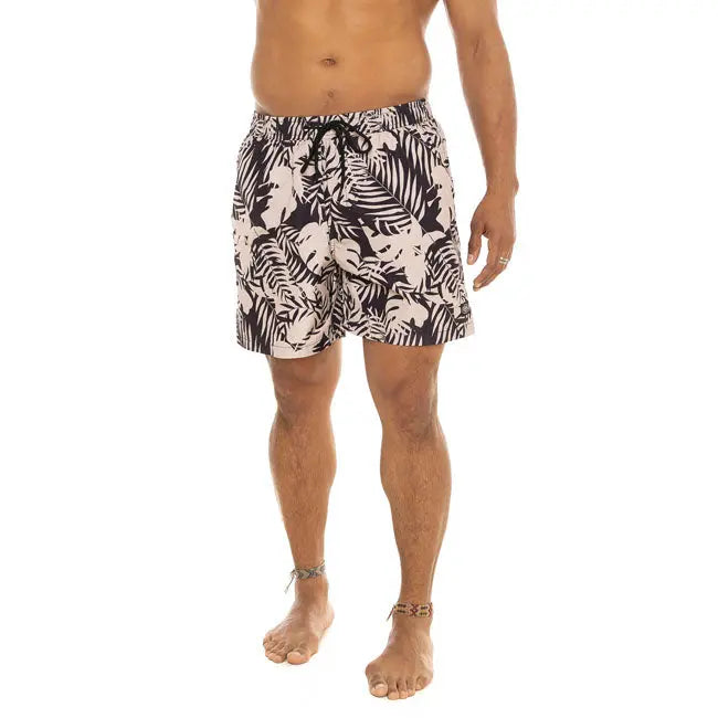 Von Dutch Burt25 Swimshort Black / Beige FREE UK Delivery, FREE 365 Day Returns | Moto Central
