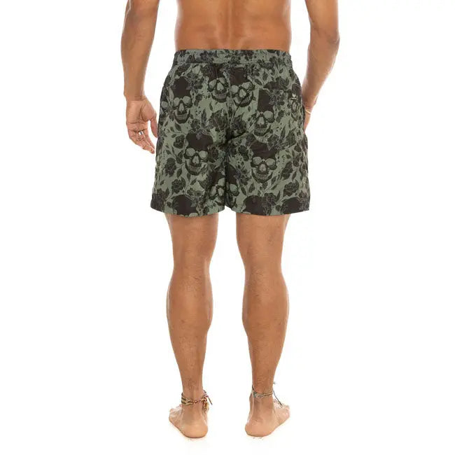 Von Dutch Burt25 Swimshort Khaki FREE UK Delivery, FREE 365 Day Returns | Moto Central