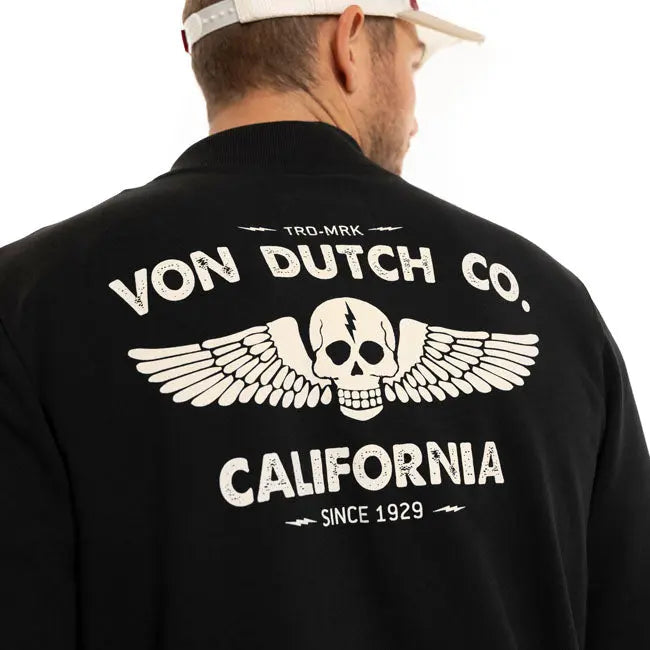 Von Dutch Flavo Jacket Black FREE UK Delivery, FREE 365 Day Returns | Moto Central