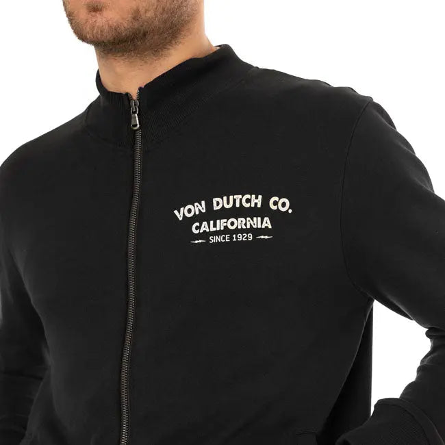 Von Dutch Flavo Jacket Black FREE UK Delivery, FREE 365 Day Returns | Moto Central