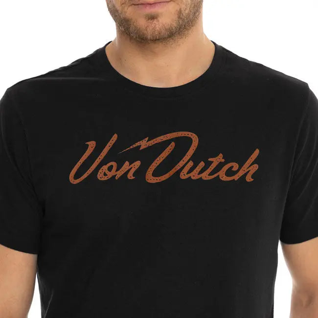 Von Dutch Bones T-Shirt Black FREE UK Delivery, FREE 365 Day Returns | Moto Central