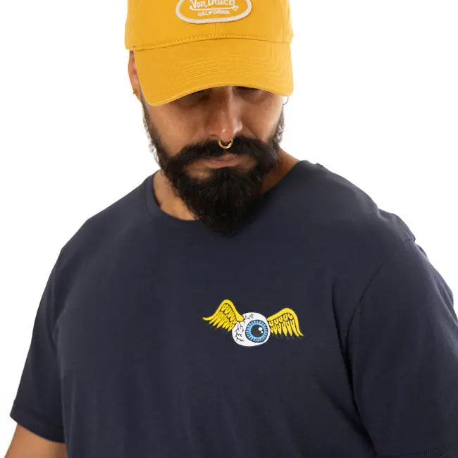 Von Dutch Eye T-Shirt Navy FREE UK Delivery, FREE 365 Day Returns | Moto Central