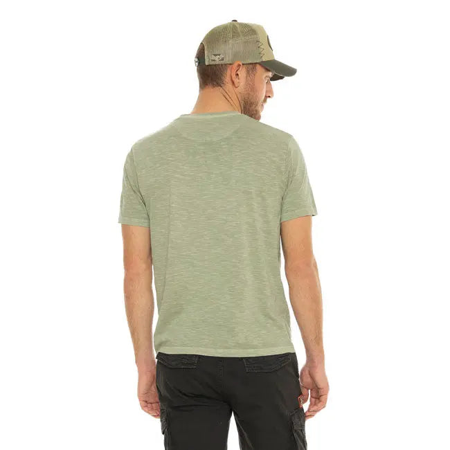 Von Dutch Socal T-Shirt Olive FREE UK Delivery, FREE 365 Day Returns | Moto Central