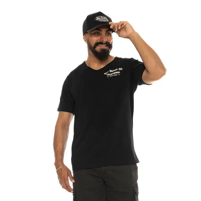 Von Dutch Mark T-Shirt Black FREE UK Delivery, FREE 365 Day Returns | Moto Central