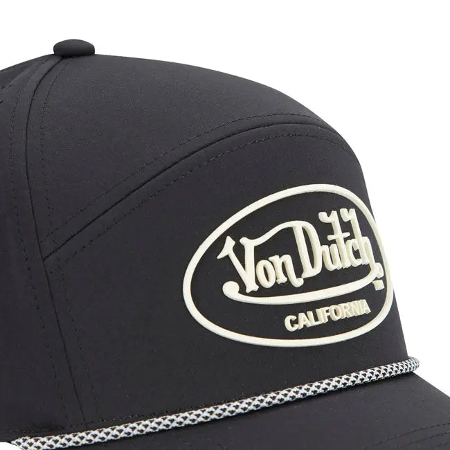 Von Dutch Cord 04 Cap Black FREE UK Delivery, FREE 365 Day Returns | Moto Central