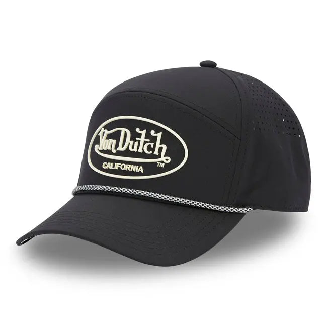 Von Dutch Cord 04 Cap Black FREE UK Delivery, FREE 365 Day Returns | Moto Central