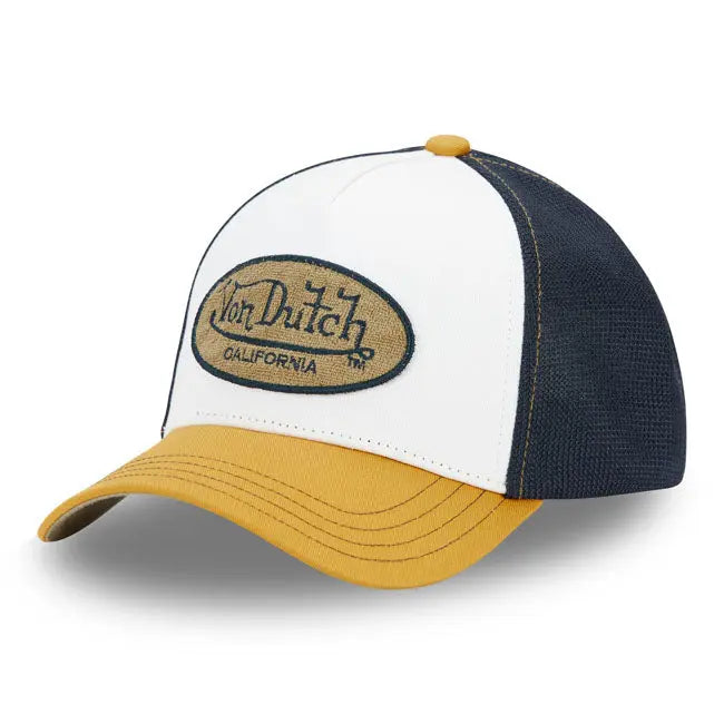 Von Dutch Terry Cap Yellow FREE UK Delivery, FREE 365 Day Returns | Moto Central