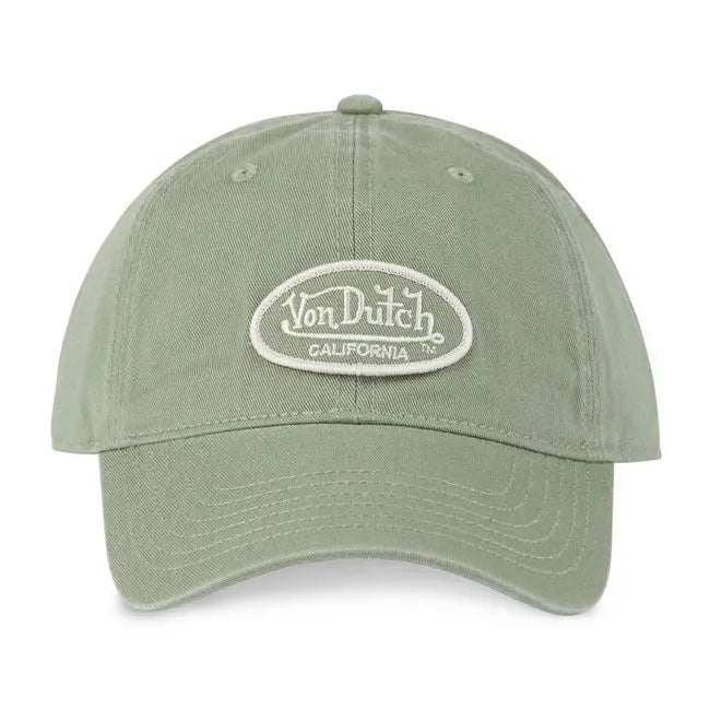 Von Dutch Logo Cap Light Khaki FREE UK Delivery, FREE 365 Day Returns | Moto Central