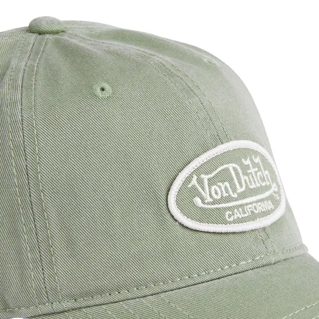 Von Dutch Logo Cap Light Khaki FREE UK Delivery, FREE 365 Day Returns | Moto Central