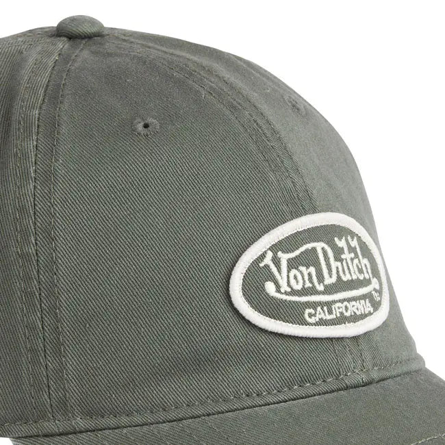 Von Dutch Logo Cap Khaki FREE UK Delivery, FREE 365 Day Returns | Moto Central