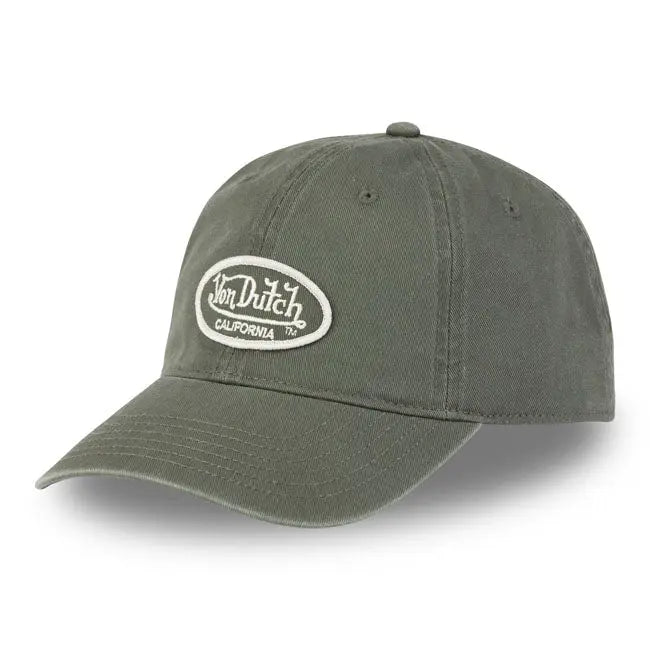 Von Dutch Logo Cap Khaki FREE UK Delivery, FREE 365 Day Returns | Moto Central
