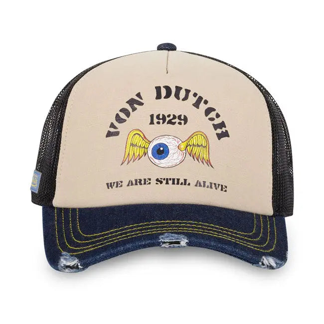 Von Dutch Crew 20 Cap Black FREE UK Delivery, FREE 365 Day Returns | Moto Central