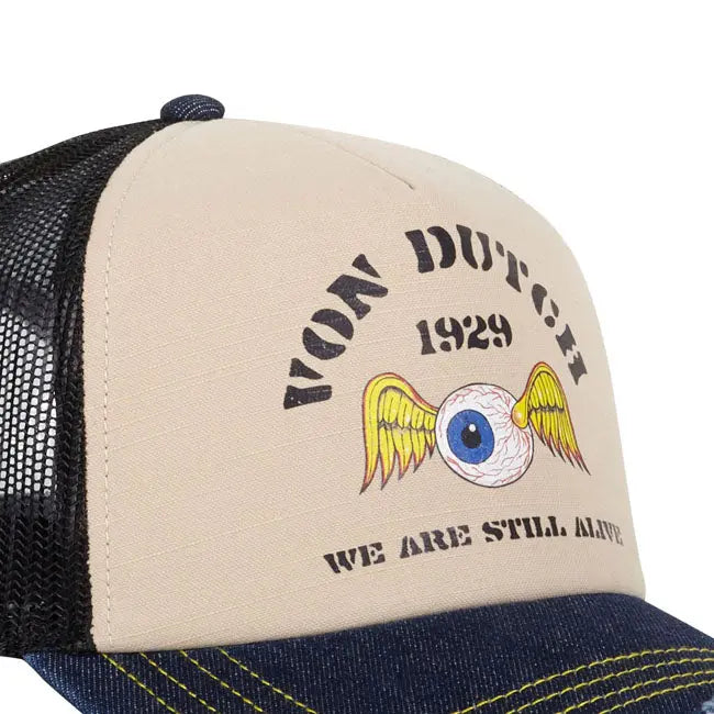 Von Dutch Crew 20 Cap Black FREE UK Delivery, FREE 365 Day Returns | Moto Central