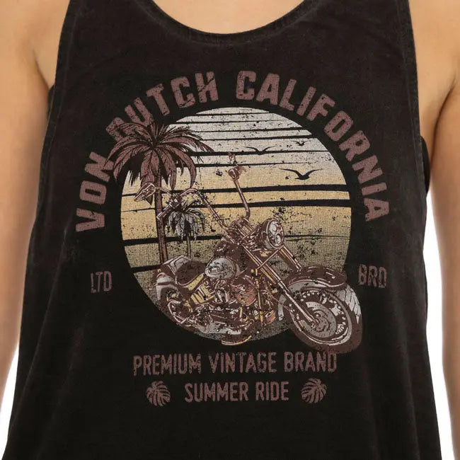 Von Dutch Cafe Race Ladies Top Black FREE UK Delivery, FREE 365 Day Returns | Moto Central
