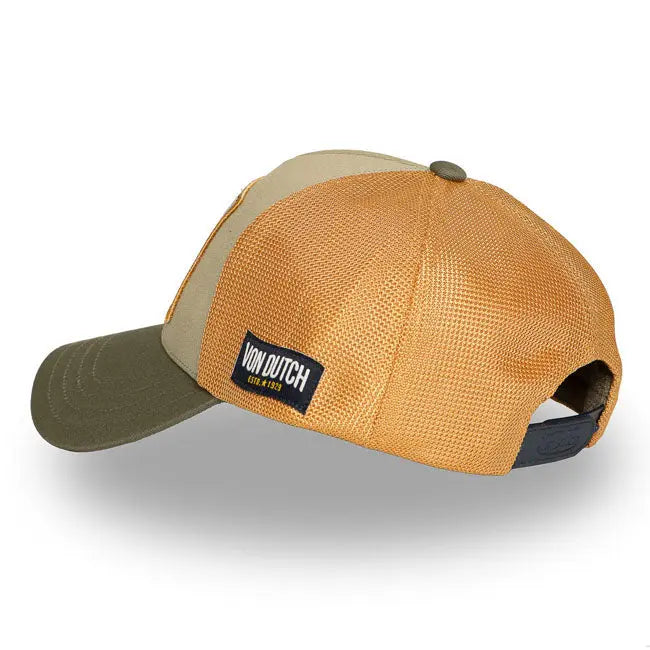 Von Dutch Wild Tiger Cap Khaki FREE UK Delivery, FREE 365 Day Returns | Moto Central