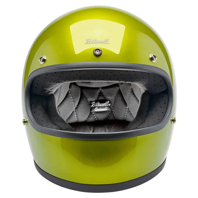 Biltwell Gringo Metallic Lime FREE UK Delivery, FREE 365 Day Returns | Moto Central