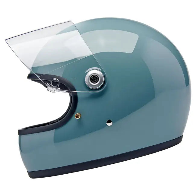 Biltwell Gringo S Gloss Agave Blue FREE UK Delivery, FREE 365 Day Returns | Moto Central