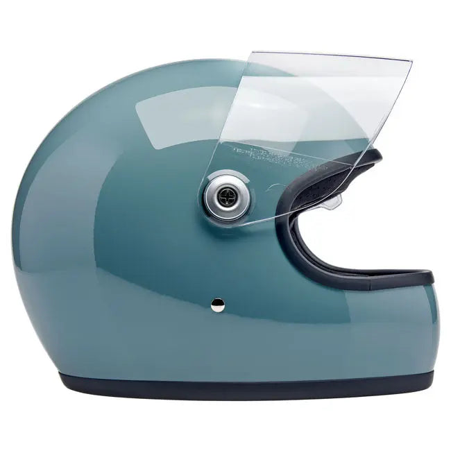 Biltwell Gringo S Gloss Agave Blue FREE UK Delivery, FREE 365 Day Returns | Moto Central