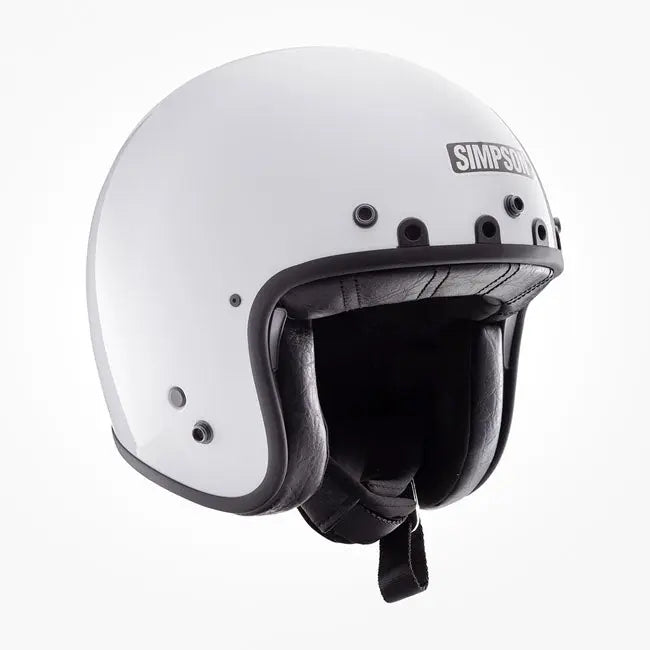 Simpson Chopper White FREE UK Delivery, FREE 365 Day Returns | Moto Central