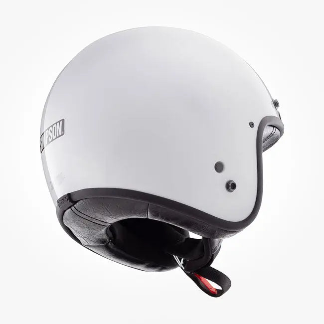 Simpson Chopper White FREE UK Delivery, FREE 365 Day Returns | Moto Central