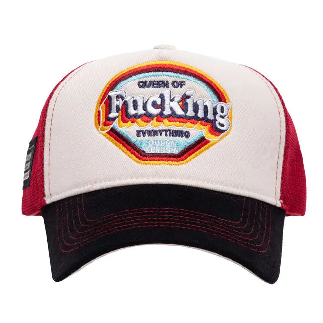 King Kerosin Queen Kerosin Fucking Everything Ladies Cap FREE UK Delivery, FREE 365 Day Returns | Moto Central