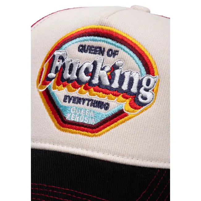 King Kerosin Queen Kerosin Fucking Everything Ladies Cap FREE UK Delivery, FREE 365 Day Returns | Moto Central