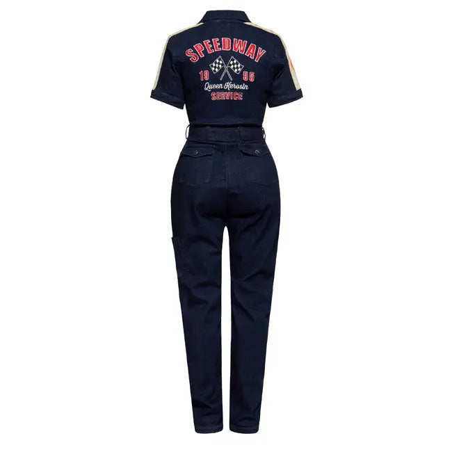 King Kerosin Queen Kerosin Speedway Service Ladies Overall FREE UK Delivery, FREE 365 Day Returns | Moto Central