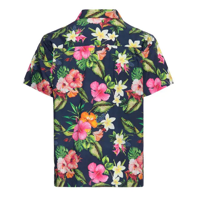 King Kerosin Tropcial Flowers Hawaii Shirt FREE UK Delivery, FREE 365 Day Returns | Moto Central