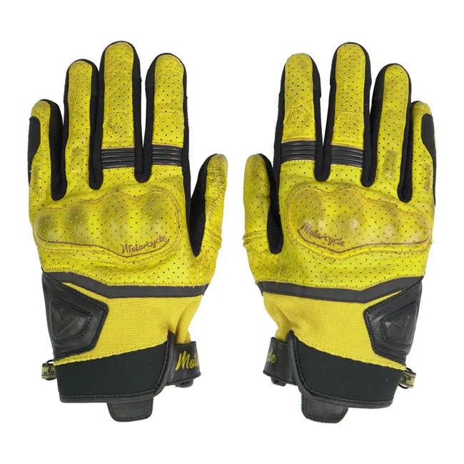 ByCity Tokio Gloves Yellow FREE UK Delivery, FREE 365 Day Returns | Moto Central