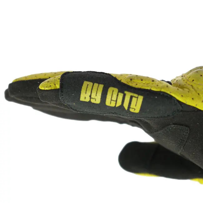 ByCity Tokio Gloves Yellow FREE UK Delivery, FREE 365 Day Returns | Moto Central