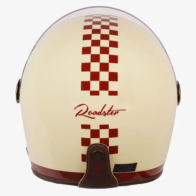 ByCity Roadster 3 Cream / Red FREE UK Delivery, FREE 365 Day Returns | Moto Central