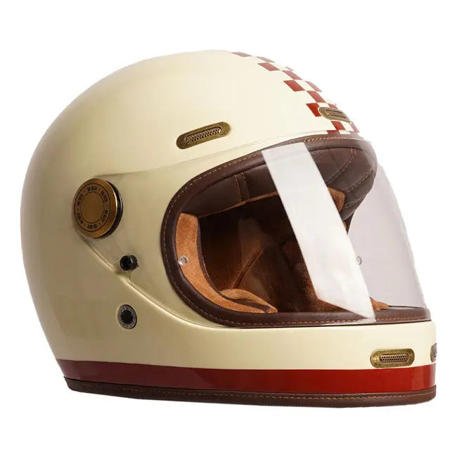 ByCity Roadster 3 Cream / Red FREE UK Delivery, FREE 365 Day Returns | Moto Central