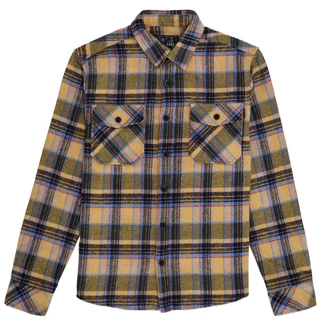 13 And A Half Magazine Steel Flannel Shirt Yellow FREE UK Delivery, FREE 365 Day Returns | Moto Central