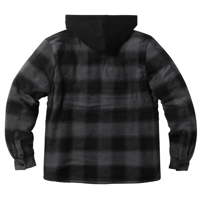 West Coast Choppers Hell Bent Flannel Jacket Charcoal / Black FREE UK Delivery, FREE 365 Day Returns | Moto Central