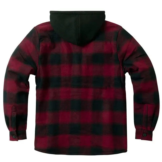 West Coast Choppers Hell Bent Flannel Jacket Red / Black FREE UK Delivery, FREE 365 Day Returns | Moto Central