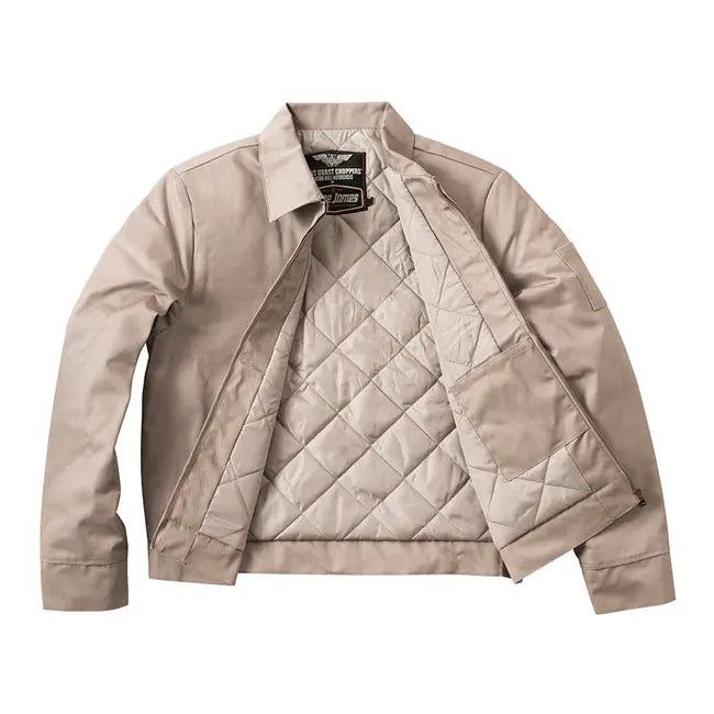 West Coast Choppers OG Lined Workjacket Sand FREE UK Delivery, FREE 365 Day Returns | Moto Central