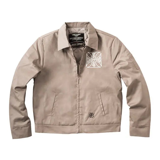 West Coast Choppers OG Lined Workjacket Sand FREE UK Delivery, FREE 365 Day Returns | Moto Central