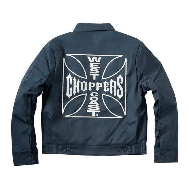 West Coast Choppers OG Lined Workjacket Navy FREE UK Delivery, FREE 365 Day Returns | Moto Central