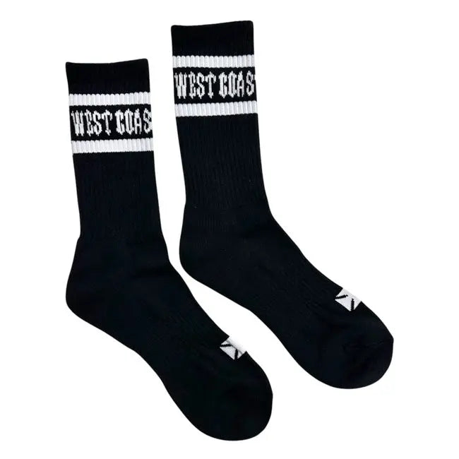 West Coast Choppers OG Crew Socks Black FREE UK Delivery, FREE 365 Day Returns | Moto Central